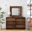 Commode double 6 tiroirs avec miroir Deshane