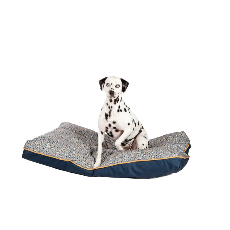 Geometric Cotton Pet Bed, 138cm W x 87cm D