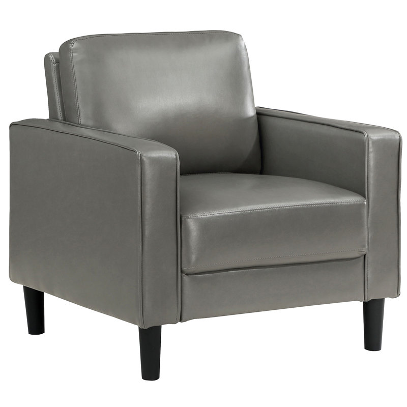 Fauteuil d'appoint rembourré Farallone, Gris