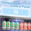 24 Inch Beverage Refrigerator, 170 Can Capacity Freestanding Drink Cooler With Tempered Glass Door, 5 Adjustable Shelves, Internal Led Lighting, Quiet Operation For Home Kitchen Office Bar