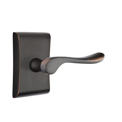 Luzern Wave/Drop Passage (Hall & Closet) Door Lever with Rectangle Rosette