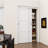 3-Panel White MDF Sliding Closet Door, Pre-Assembled with Handles & Complete Hardware-101139750-128836786