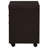 Cappuccino 3-Drawer File Cabinet
