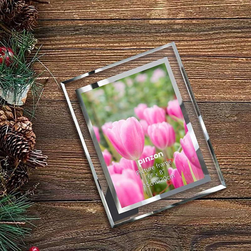 Charylene Clear Glass Picture Frame - Set of 2