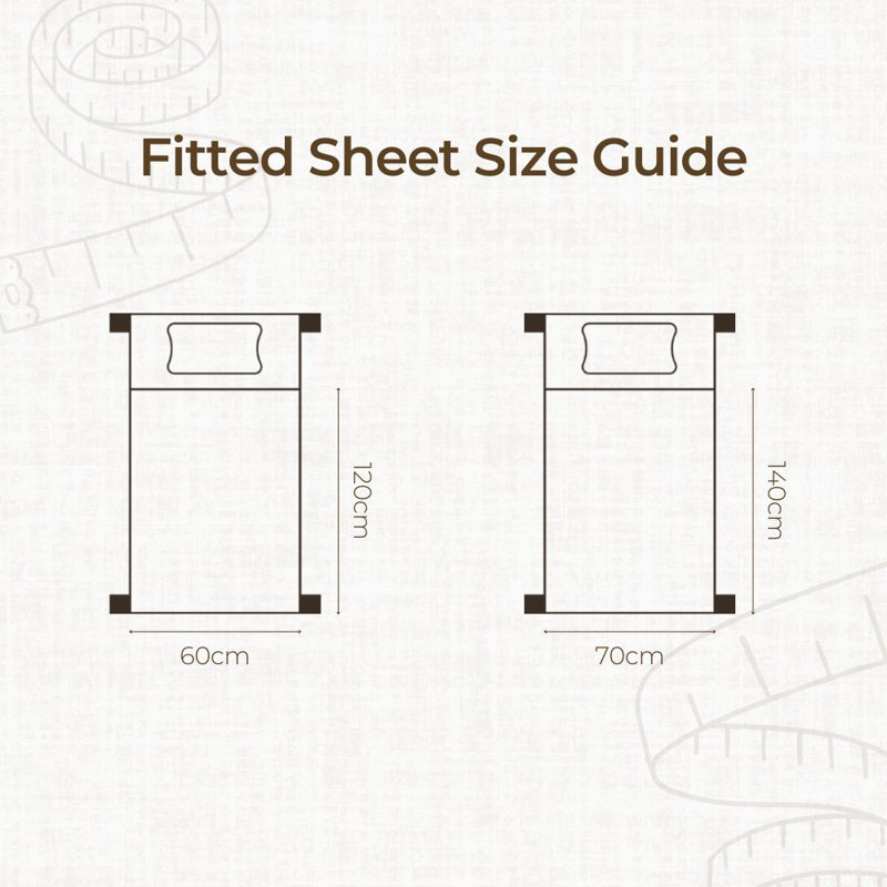 Cotton 2 - Piece Cot Fitted Sheet