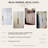 63" W Wardrobe Armoire with 2 Hanging Rods, 6 Shelves and 2 Drawers