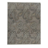 Ikatville Wool Paisley Area Rug