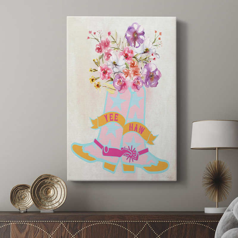 Giddyup Cowgirl II - galerie sur mesure Cavas, H 18 po x l 12 po