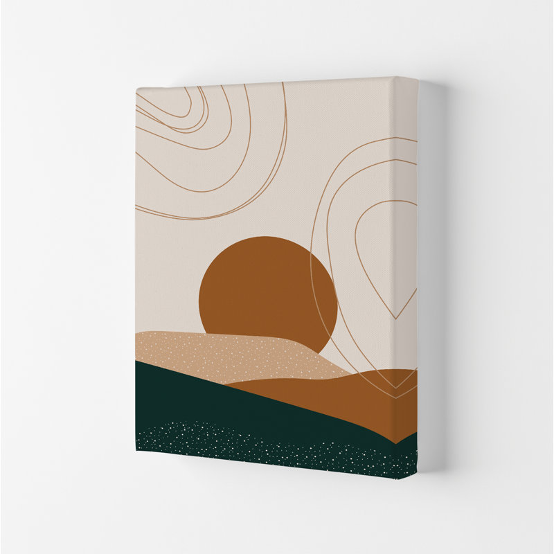 Abstract Landscape - Print, No Framed, 30cm H x 21cm W x 1cm D
