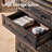 Arlina Farmhouse 5 - Drawer Chest,Dark Oak-2008637542