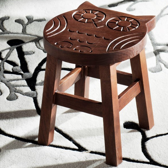 Tabouret marche-pied Micheal Owl