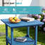 Table de patio carrée Pennington Cedartown-126133269