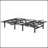 Adjustable Bed Base Frame Head And Foot Incline Quiet Motor Queen Size Zero Gravity, Dual USB A+C Ports, Remote Control With ZG And Memory Keys