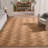 Shokat Natural Fiber Hand Loomed Jute Pile Chevron Rug-1315293742