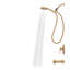 Meena Single Handle Tub/Shower with Handshower, Valve Included-94372702