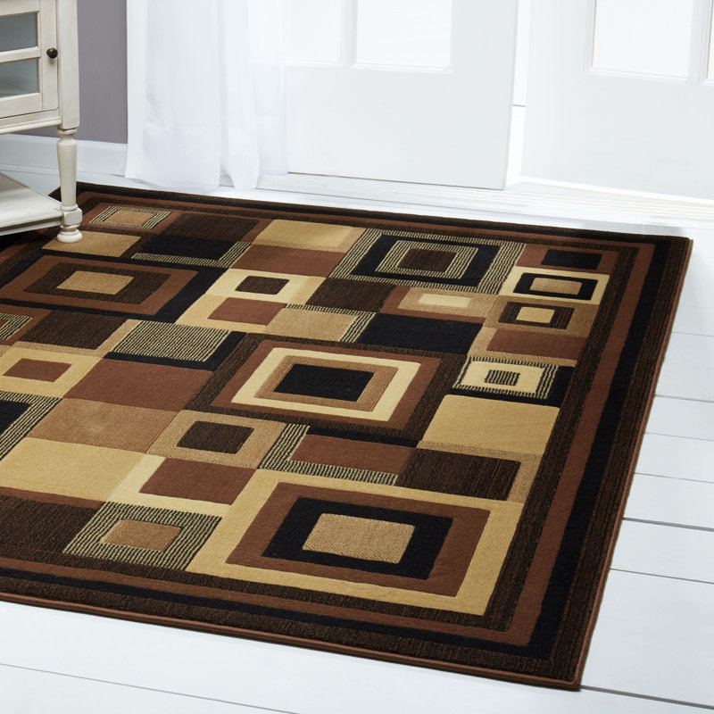 Ferrell Geometric Indoor Rug, Rectangle 3'3" x 5'2"