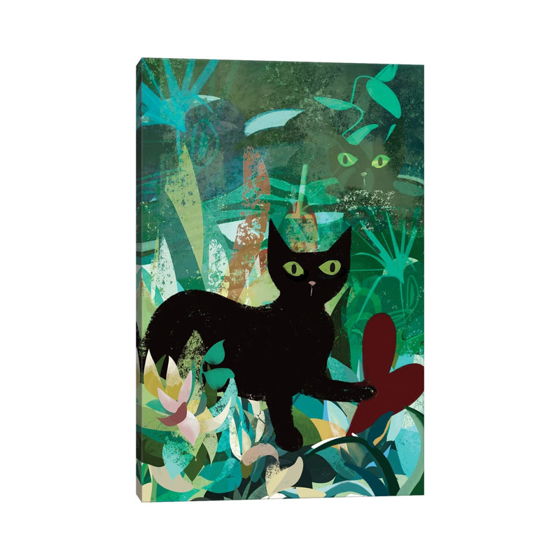 Emerald Intuition 1 Piece Wall Art on Canvas, 101.6cm H x 66.04cm W