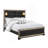 Lively Black/Gold Queen Bedroom Set