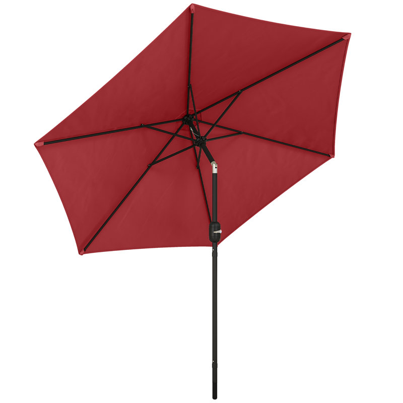 265cm Market Parasol, Red