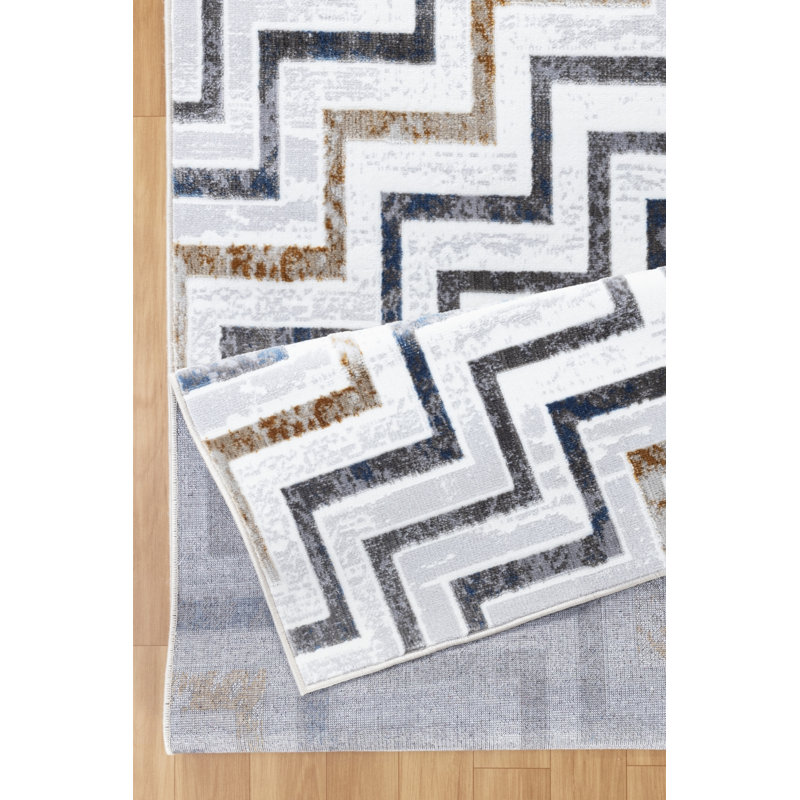 Kasan Geometric Indoor Rug, Rectangle 7'10" x 9'10"