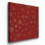 Flocons de neige rouges-impression d’art graphique sur toile tendue-1250796491