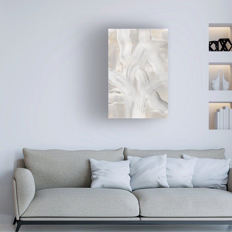 Bolog Mareike Bohmer Abstract Brush Strokes 126 Canvas Art, 19" H x 12" W