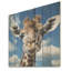 Photo de girafe majestueuse - Animal girafe sur bois-696269637