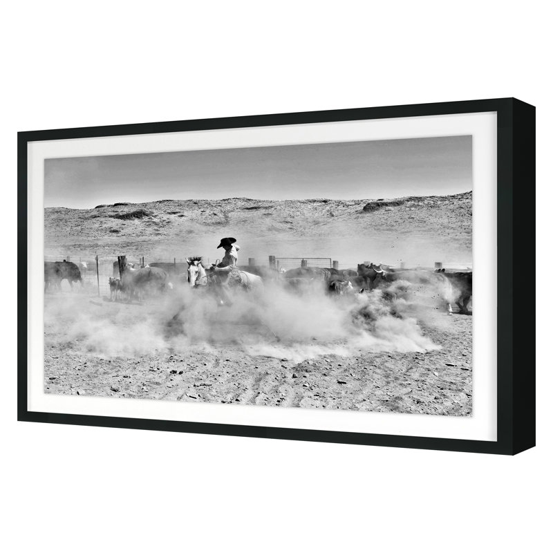 Rance par Jean Cornell - reproduction de cadre photo simple, Cadre noir, H 20 po x l 30 po