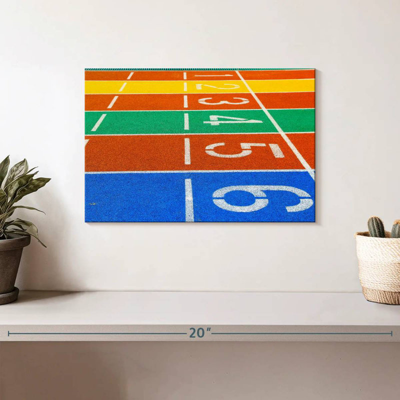 Running Track, 8" H x 12" W