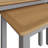 Daris Nest Of 2 Side End Tables. Solid Oak. Fully Assembled.-1408384661