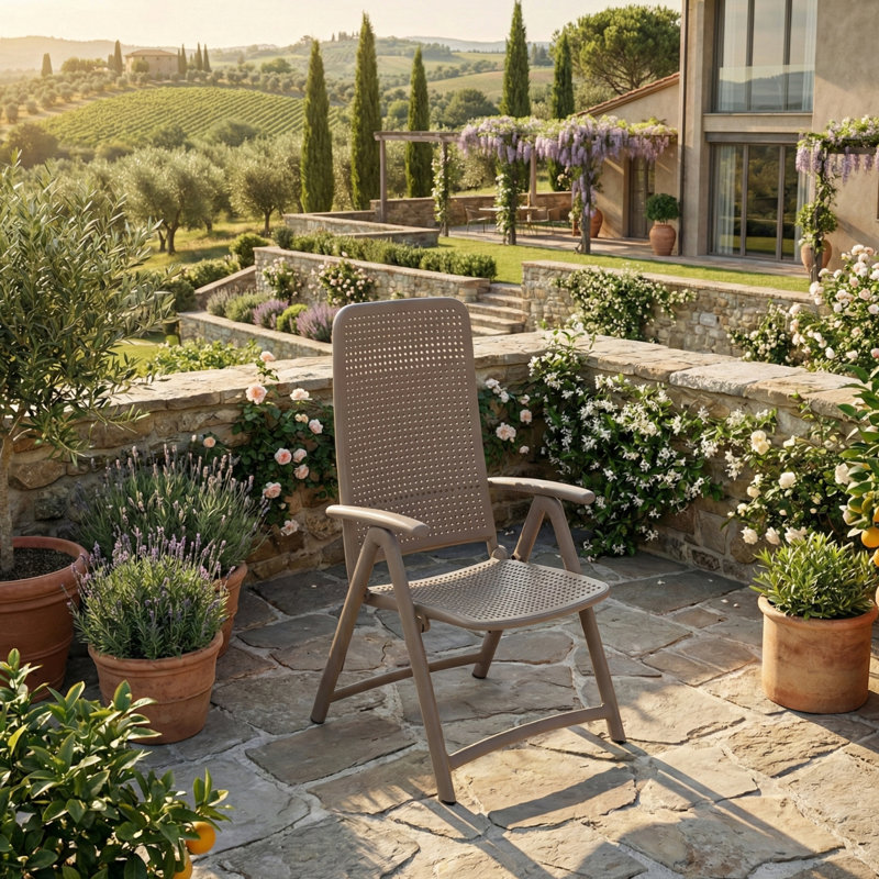 Darsena Nardi Garden Reclining Chairs, Turtle Dove