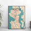 Seattle City Map - No Frame Print-1367262468