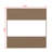 Domi Louvered Polyethylene Plastic Side Wall-97930968-97930972