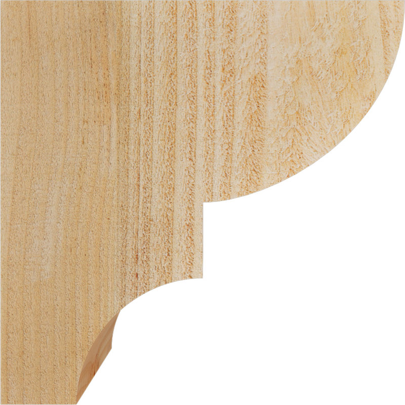 Corbeau Ridgewood, H 10 po x l 4 po x P 10 po, Sapin de Douglas, Sciage brut