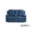 Ensemble de canapé inclinable manuel 2 pièces Nordic Light Blue-1642774356-1642774358
