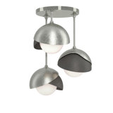 Brooklyn 3 - Light Double Shade Semi Flush Mount