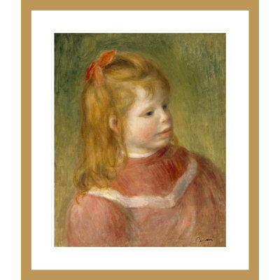Portrait de Jean-Pierre-Auguste Renoir, impression giclée sur cadre