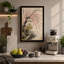 Blossoms Over Mist Japandi - Wrapped Canvas-576517669-576517691