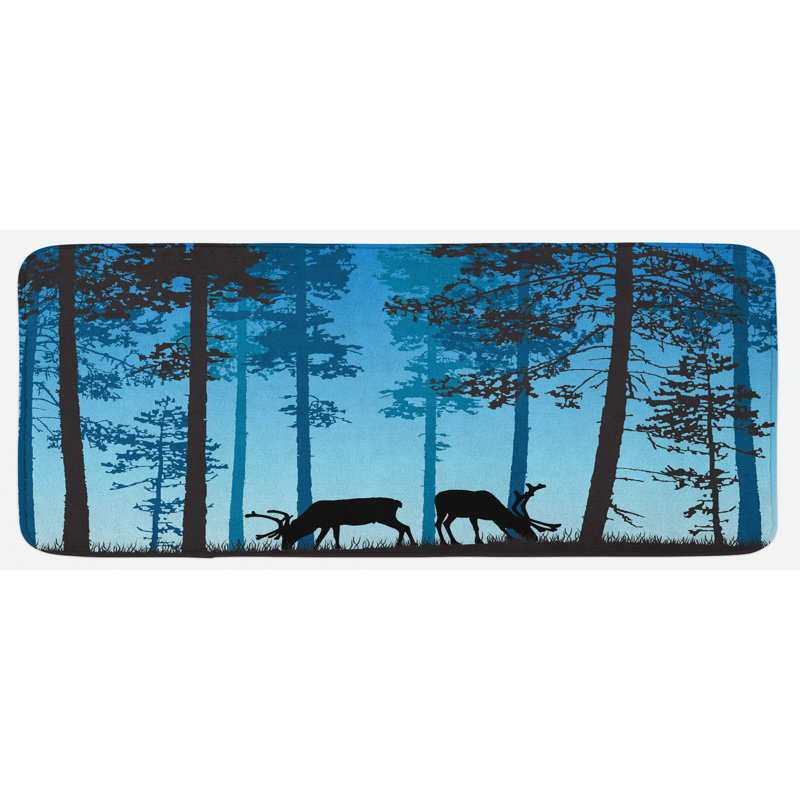 Tapis de cuisine pour la chasse cerf