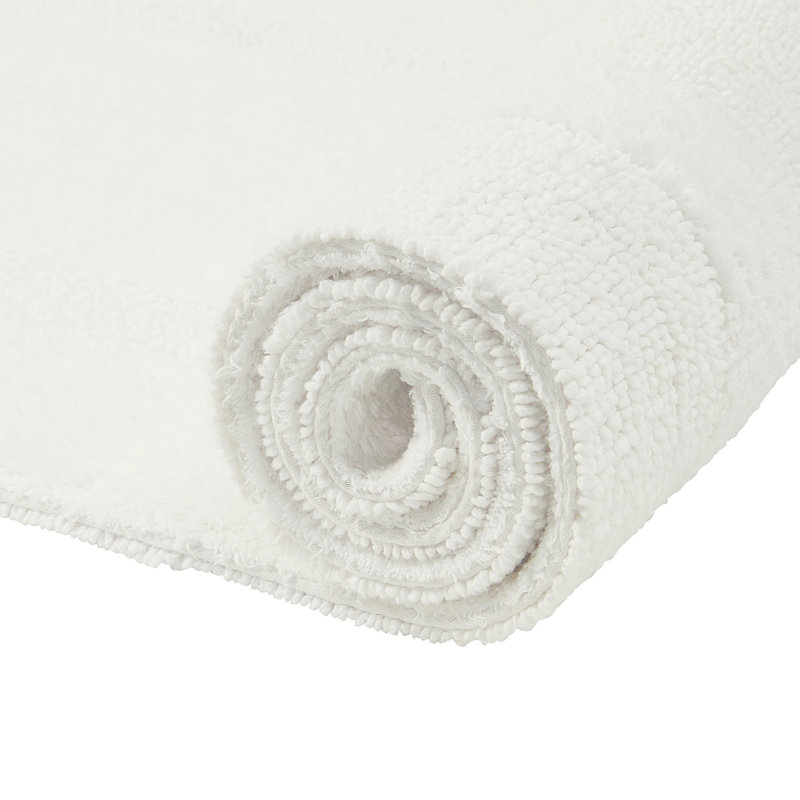 Tapis pour salle de bain 100% coton Lux, Ivoire