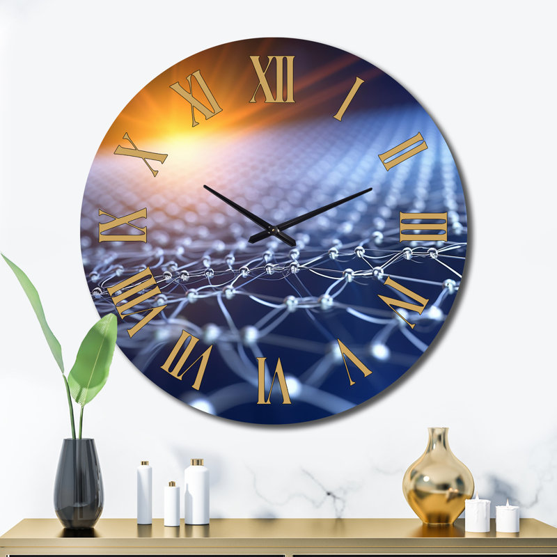 Horloge murale abstraite, Très grand