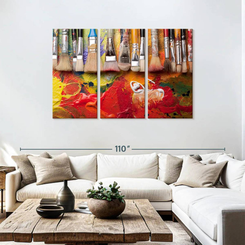 Creative Painting Tools, 48" H x 74" W