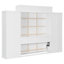 Lit escamotable double, lit escamotable avec placard, tiroirs et table