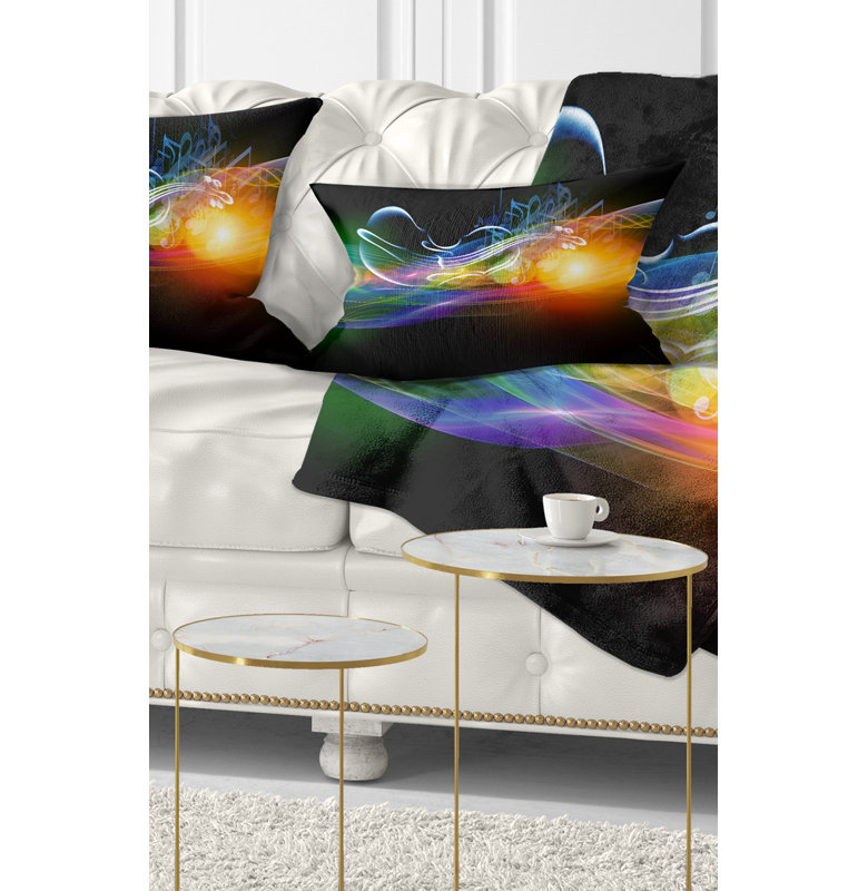 Coussin lombaire abstrait