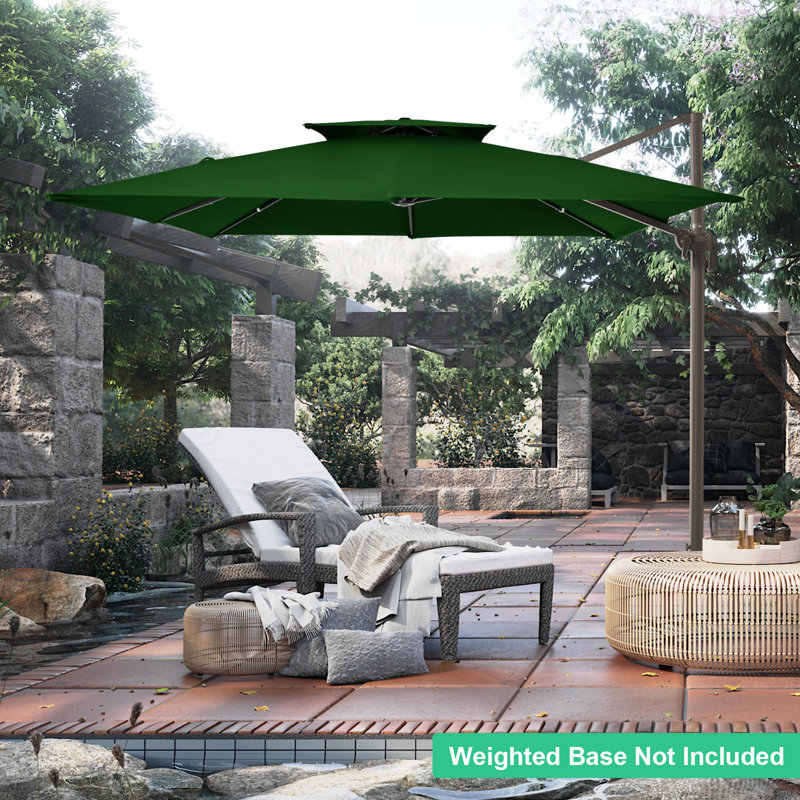 Pulk 120'' Cantilever Umbrella - Stylish Patio Shade