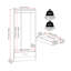 Kosie 1 Drawer Wardrobe-1270820323
