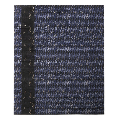 Hand Knotted Wool Geometric Area Rug