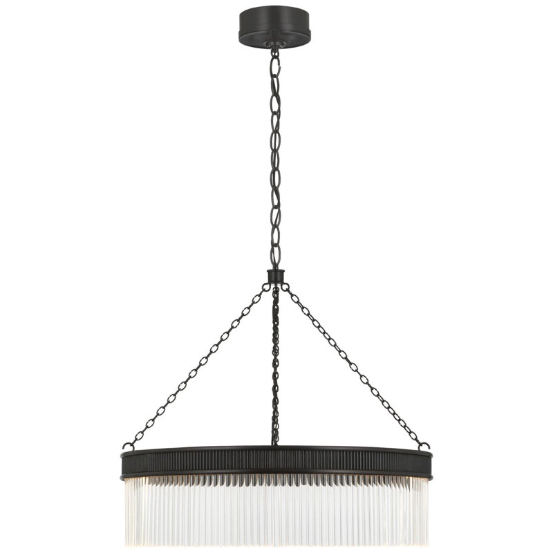 Menil 4 - Light LED Chandelier, Bronze