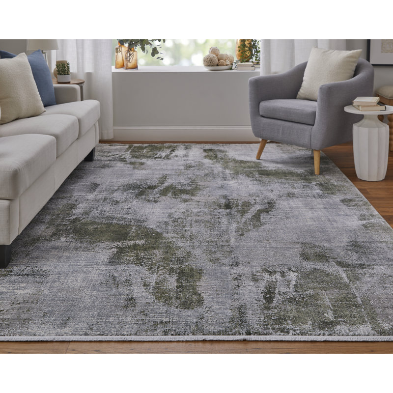 Lindstra Abstract Indoor Rug, Rectangle 11'6" x 14'6"