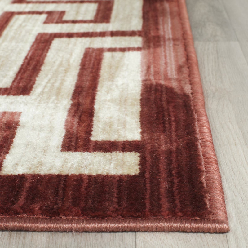 Geometric Hand Woven Area Rug, Rectangle 122 x 183 cm